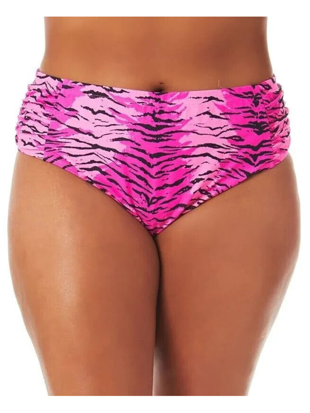 California Waves Trendy Plus Size Topaz Tiger Bikini Bottoms SIZE 3xl(22/24) NEW